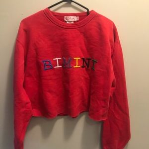 Cropped Bimini crewneck